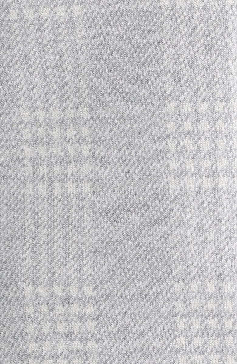 BOSS Hanry Slim Fit Plaid Cotton Blend Flannel Sport Coat, Alternate, color, Silver