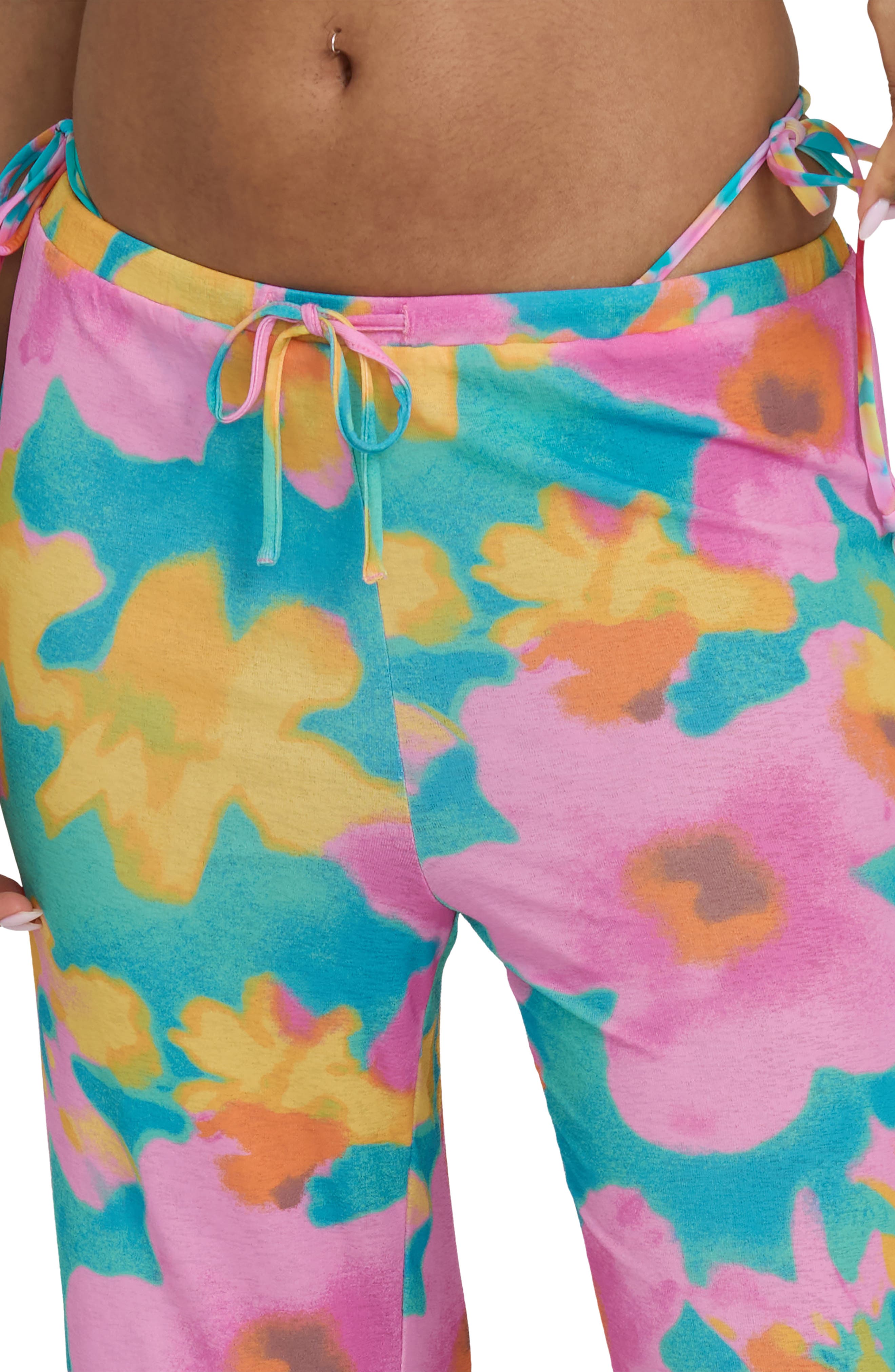 Lookin' Fresh Print Cover-Up Pants (Women) | Nordstrom