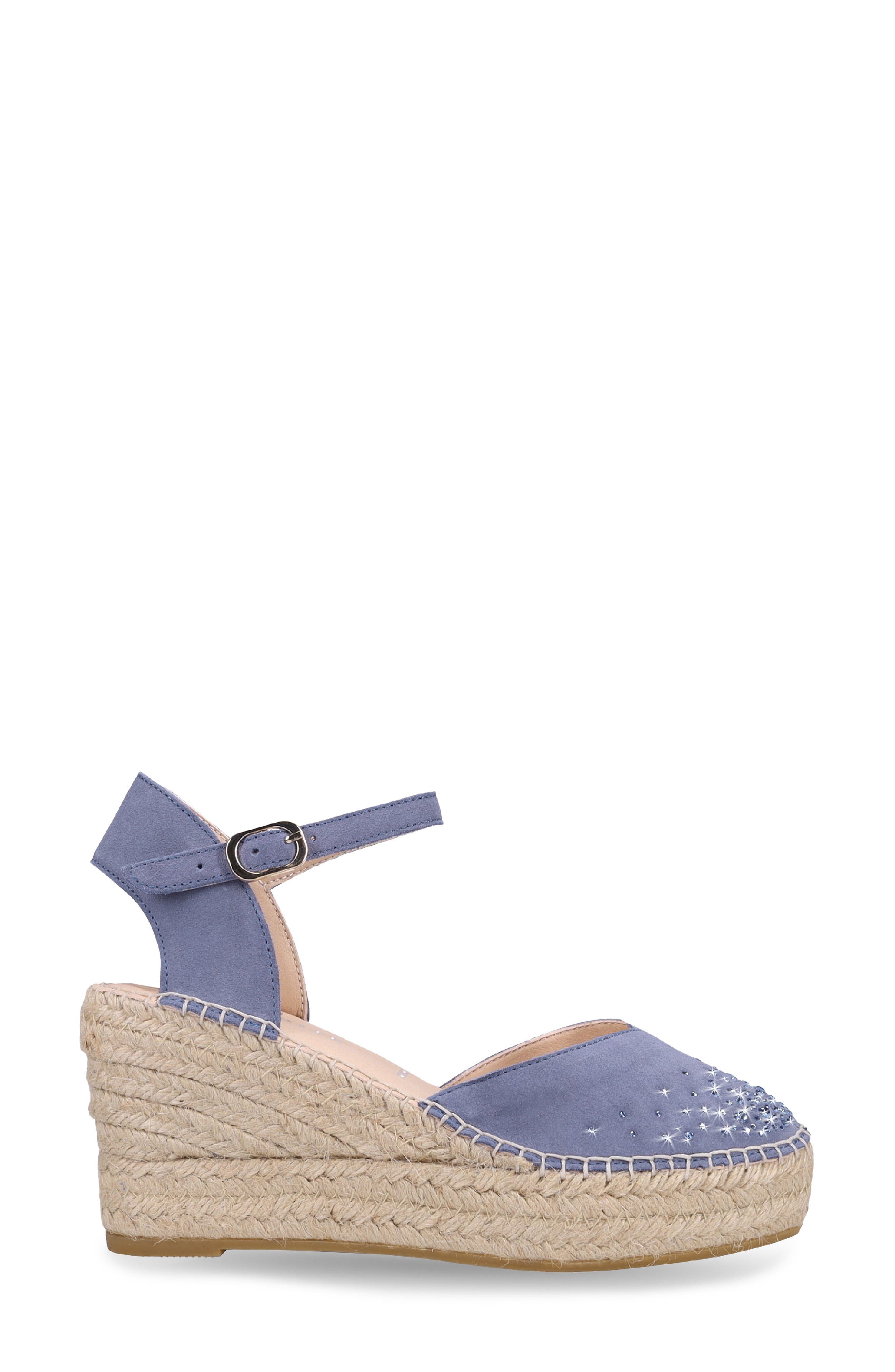 Breeza Wedge Sandal, Alternate, color, DENIM