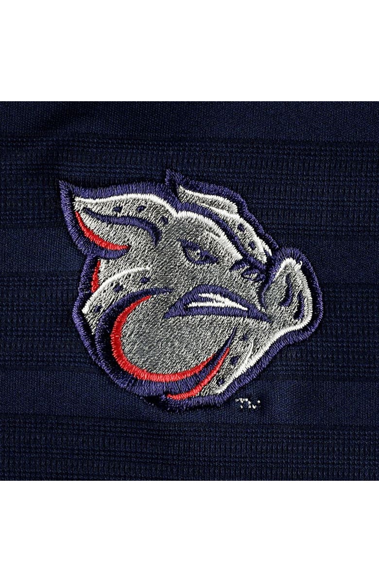 Champion Men's Champion Navy Lehigh Valley IronPigs Textured Solid Polo, Alternate, color, Navy