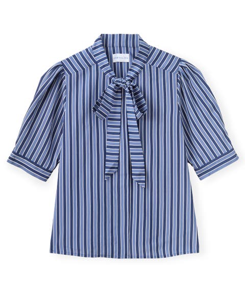 Peggy Neck-Tie Blouse