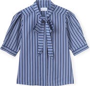 Cartolina Peggy Neck-Tie Blouse