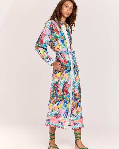 Romy Vibescent Shirt Dress In Vibescent