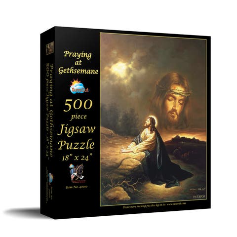 Praying at Gethsemane 500 piece Jigsaw Puzzle for Adults