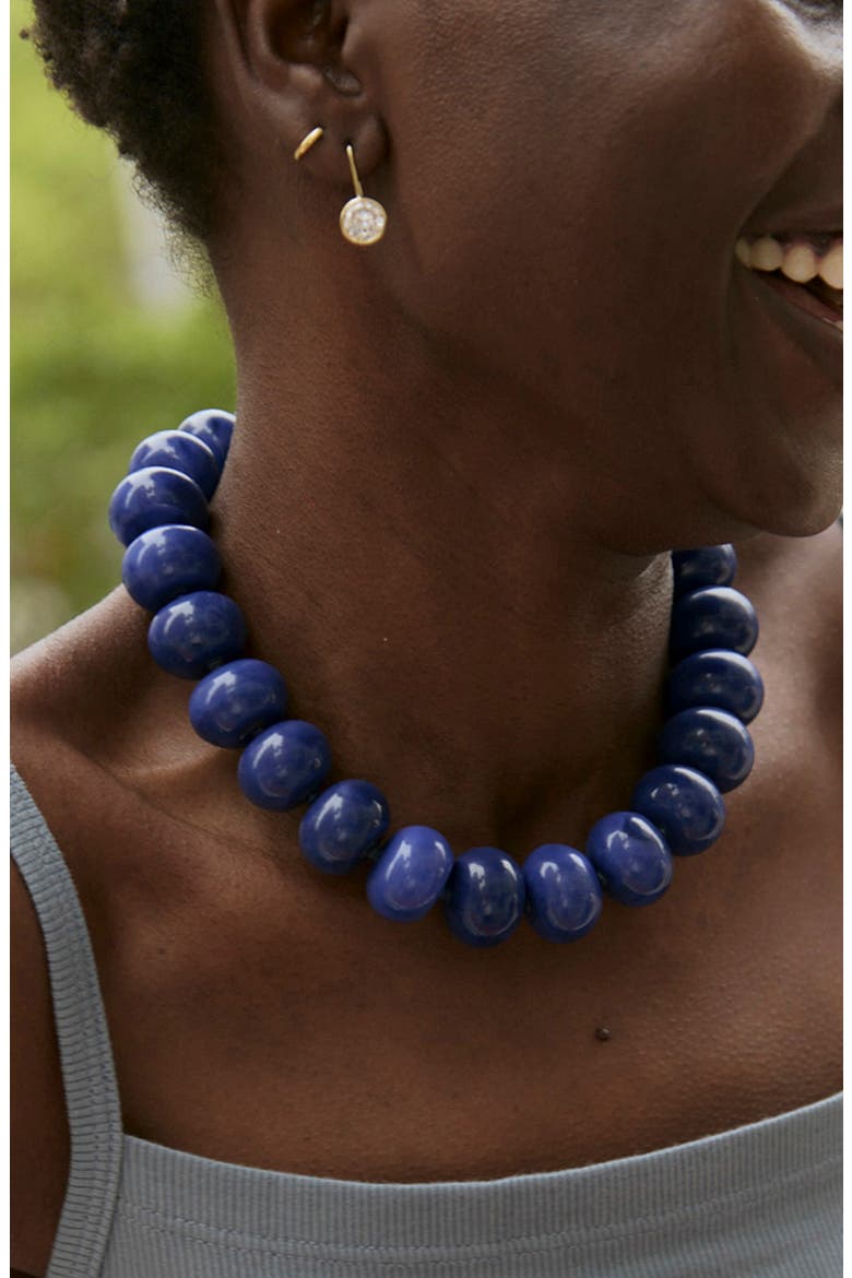 Joan Necklace, Alternate, color, NAVY