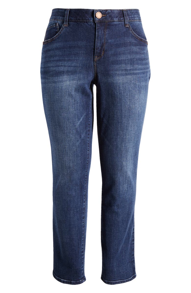 Wit & Wisdom 'Ab'Solution High Waist Straight Leg Jeans, Alternate, color,
