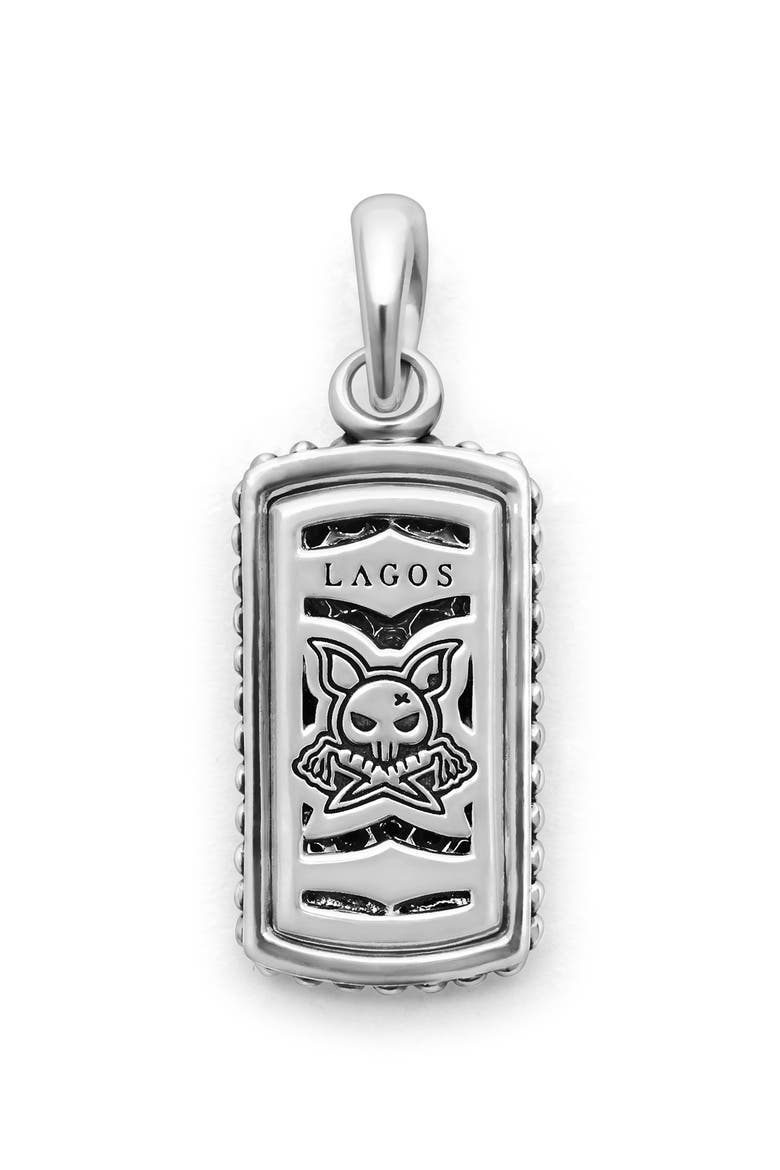 Men's Anthem Diamond Tag Amulet, Alternate, color, WHITE
