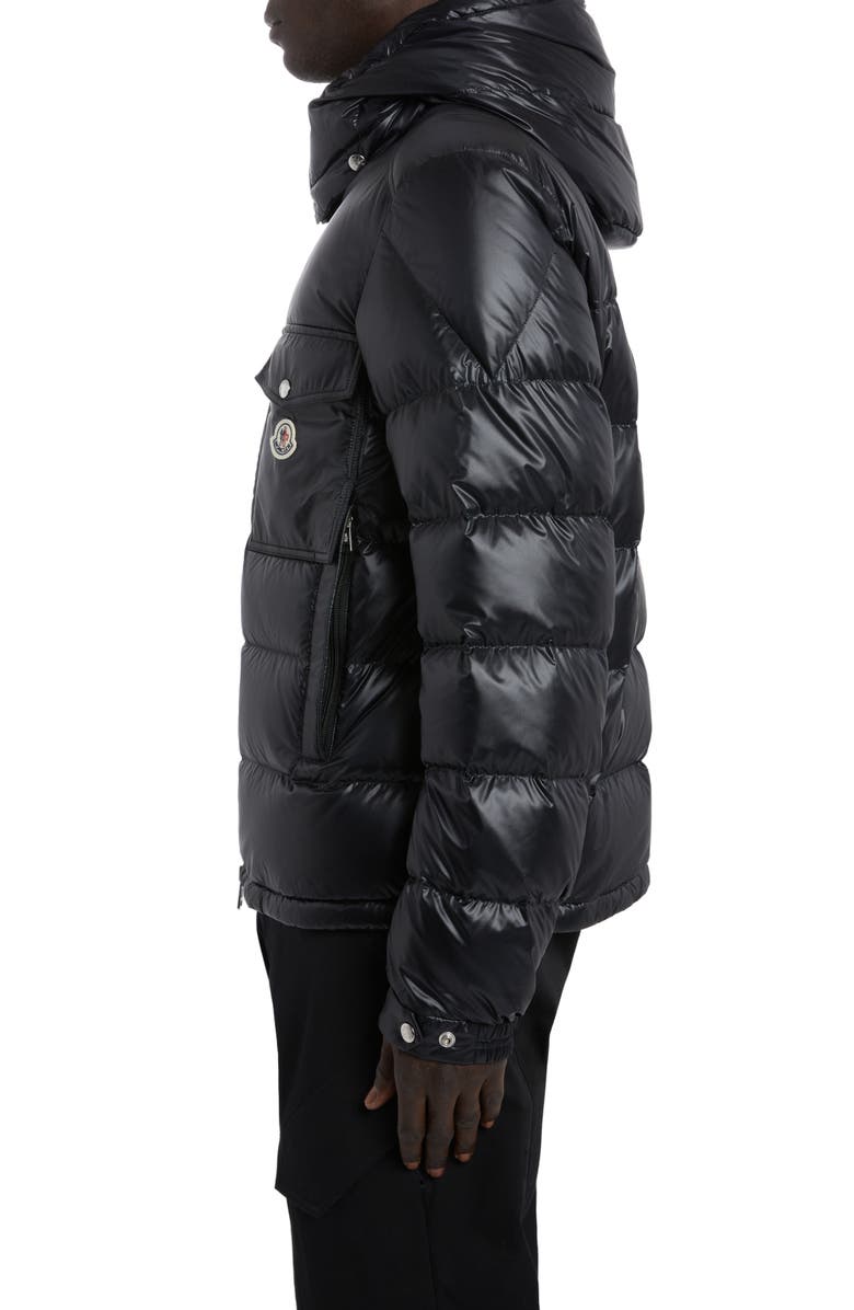 Moncler Wollaston Quilted Recycled Nylon Puffer Jacket, Alternate, color,