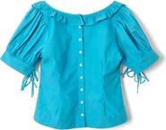 Damson Madder Anke Organic Cotton Button-Up Shirt