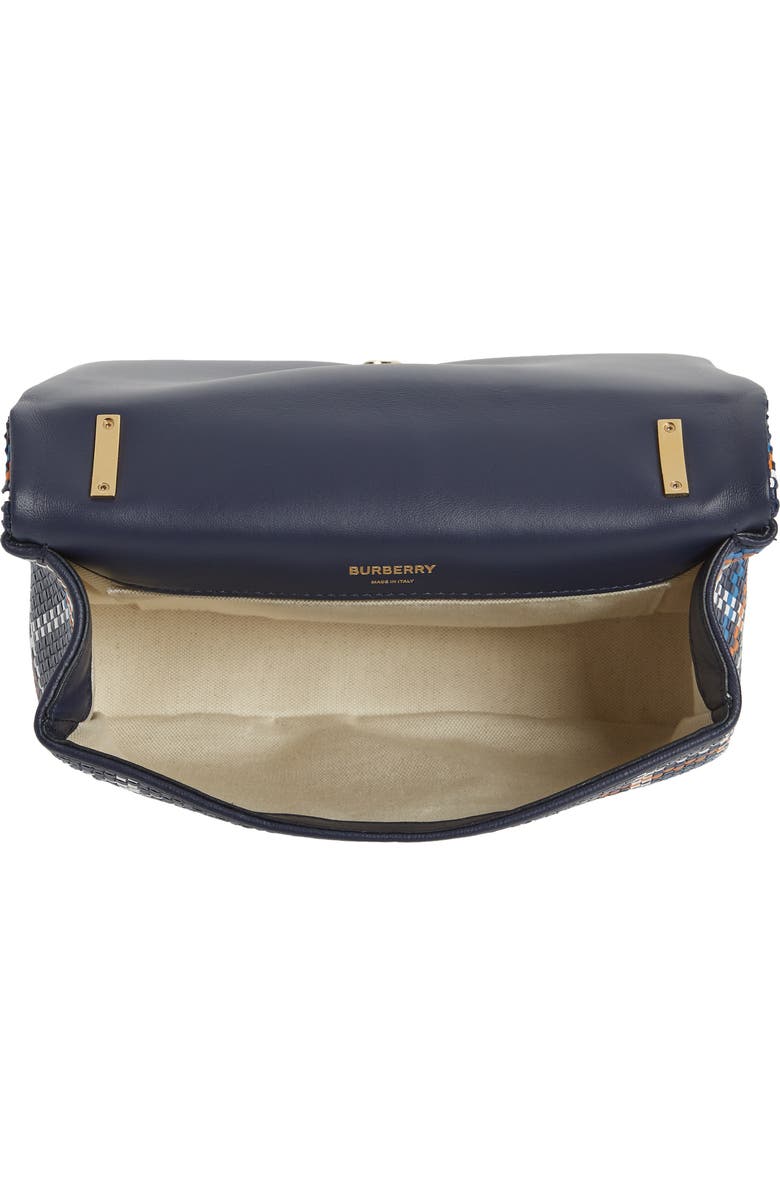 Burberry Small Lola Latticed Leather Bag, Alternate, color,