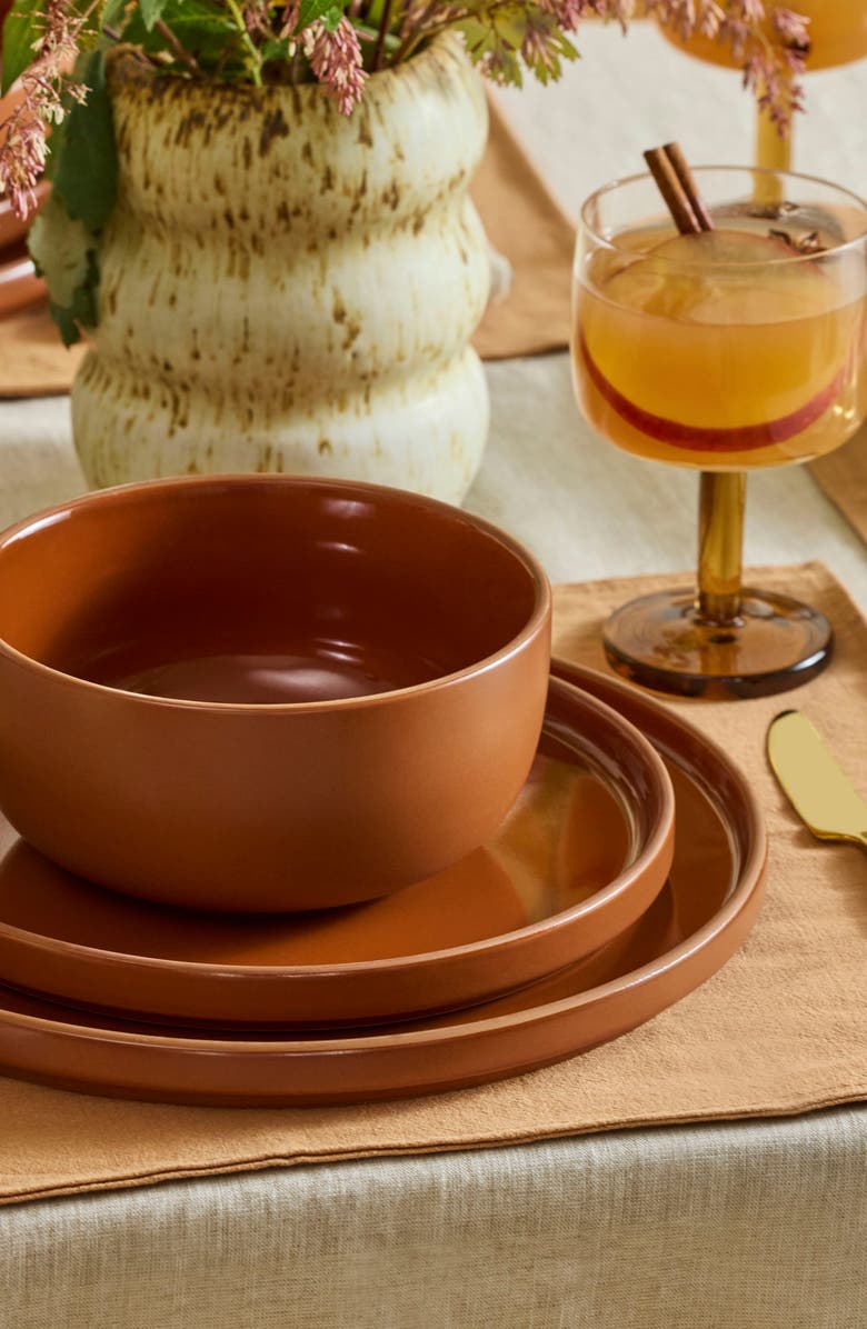 Our Place Set of 4 Soup Bowls, Alternate, color, Terracotta