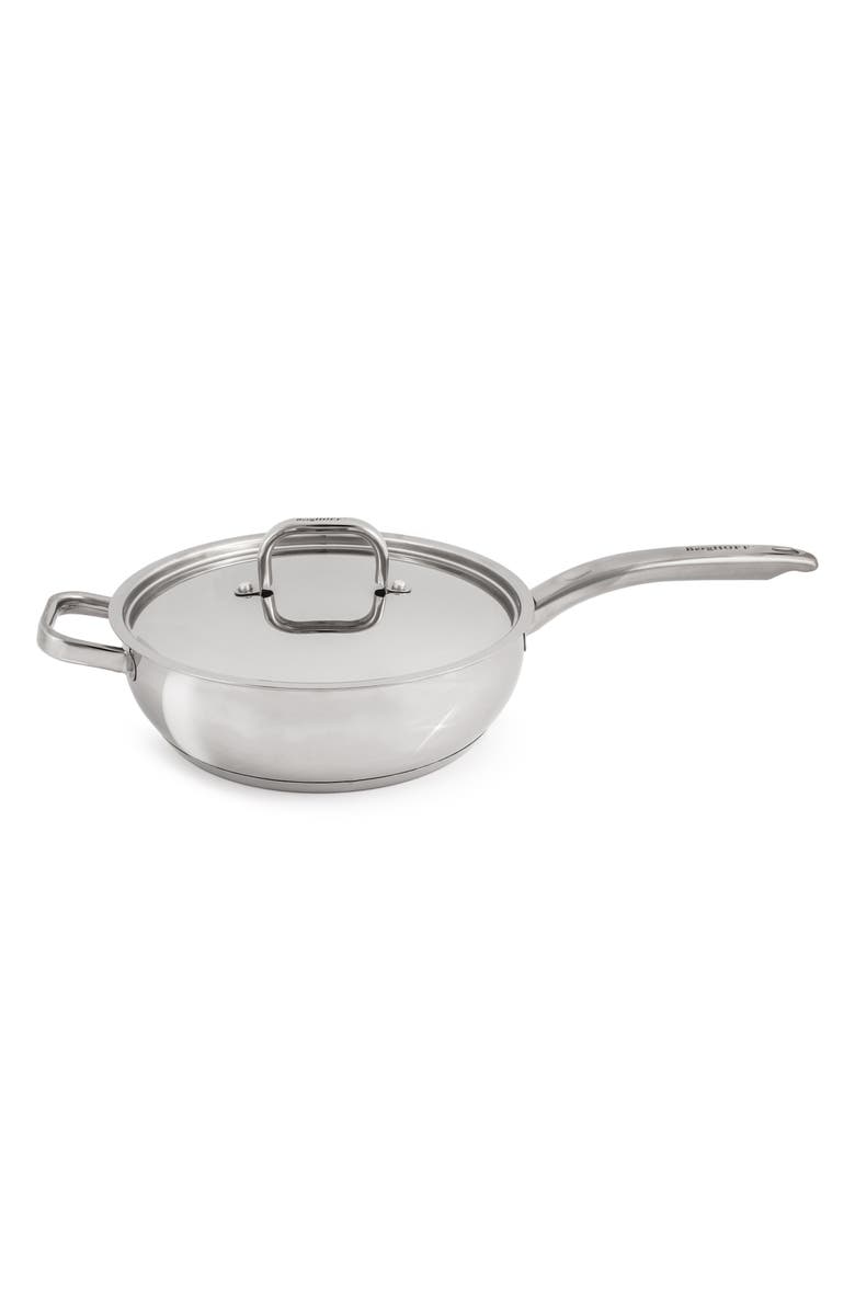 BergHOFF Belly 9.5" Deep Skillet with Lid, Main, color, Silver