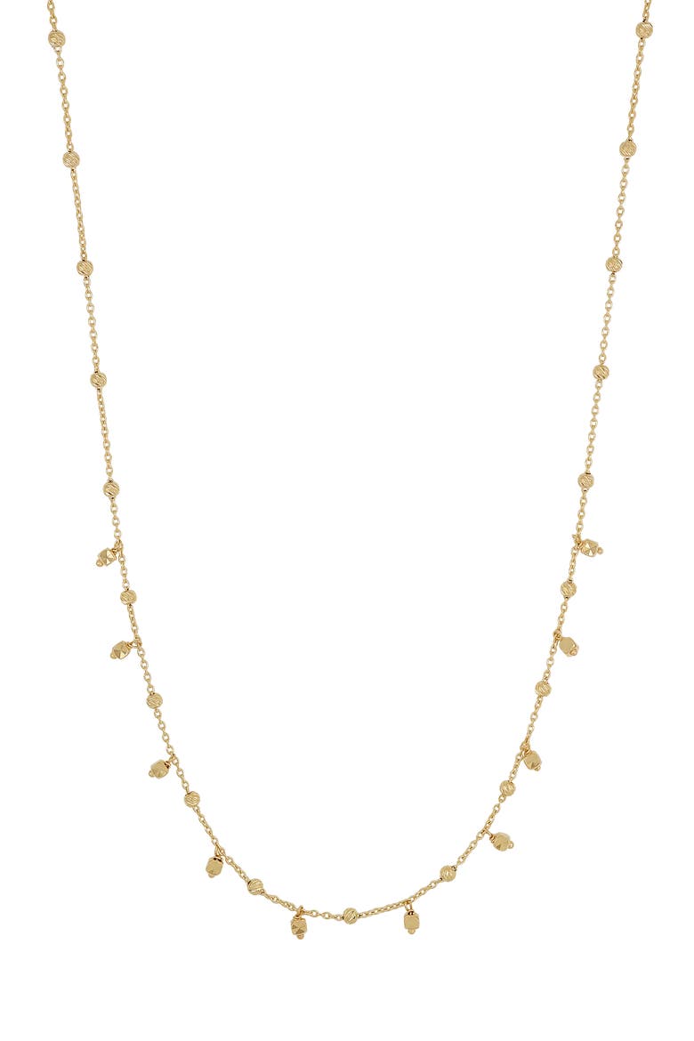 14K Gold Charm Necklace (Nordstrom Exclusive), Main, color, 14K YELLOW GOLD
