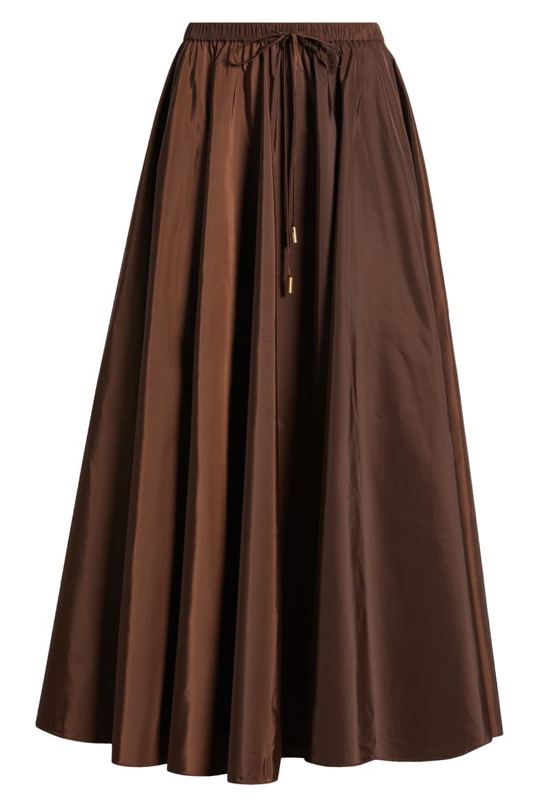 Rosalee Drawstring Maxi Skirt, Alternate, color, JAVA