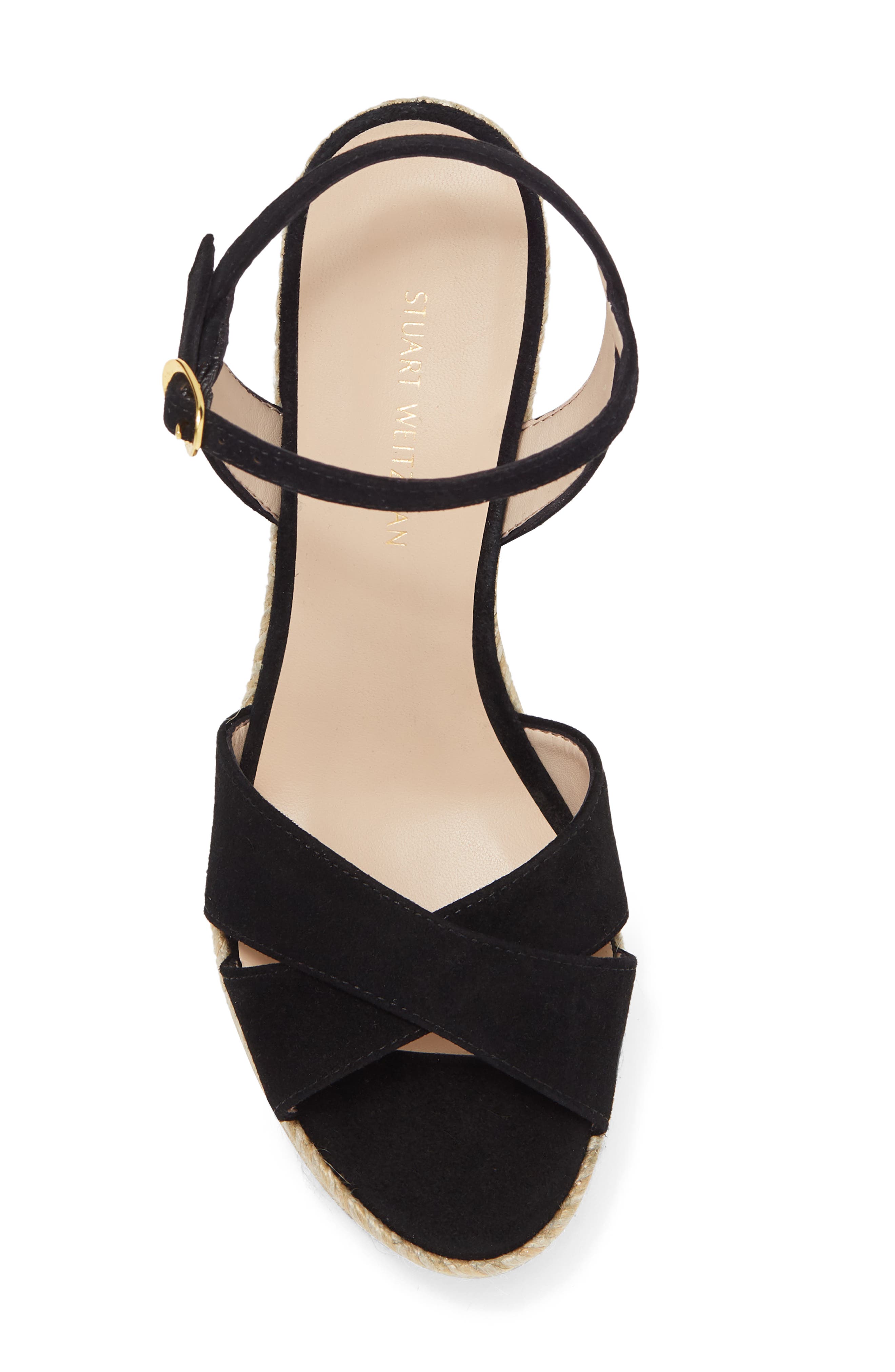 Stuart Weitzman Rosemarie Leather Sandal, Alternate, color, 