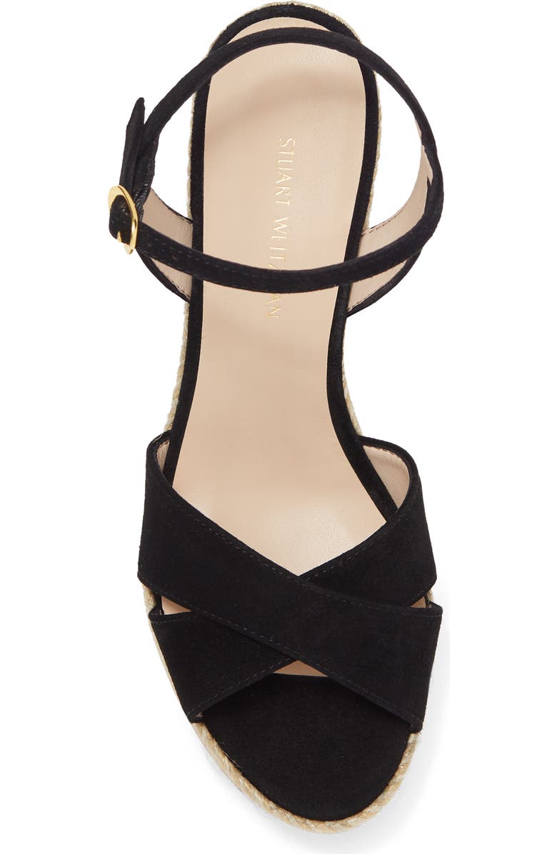 Stuart Weitzman Rosemarie Leather Sandal, Alternate, color,