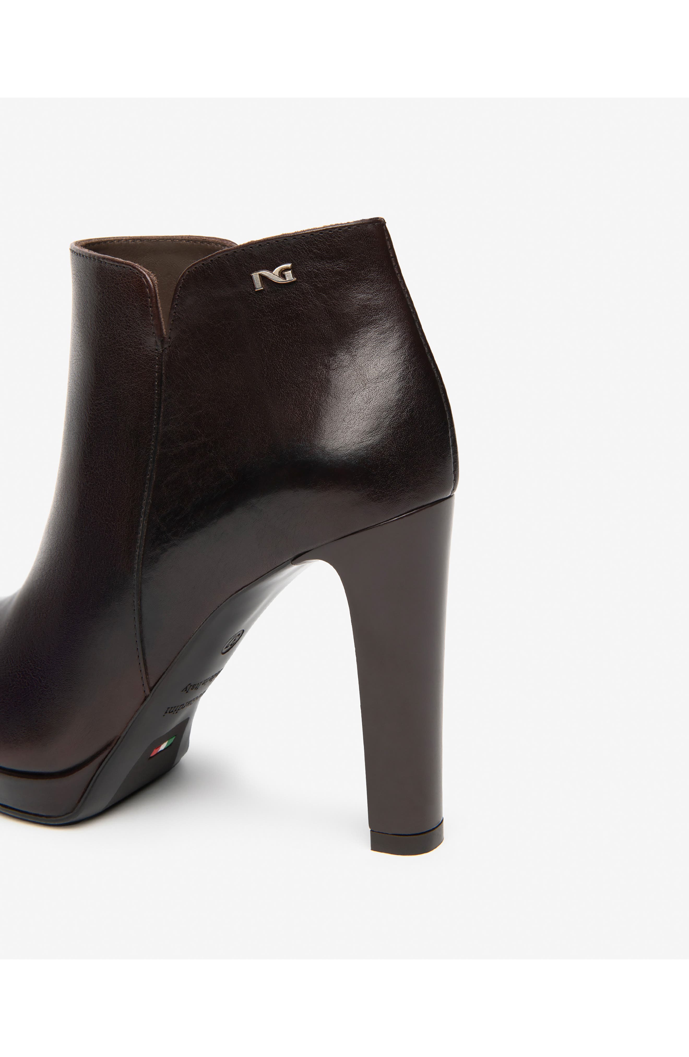 Platform Bootie, Alternate, color, CHOCOLATE