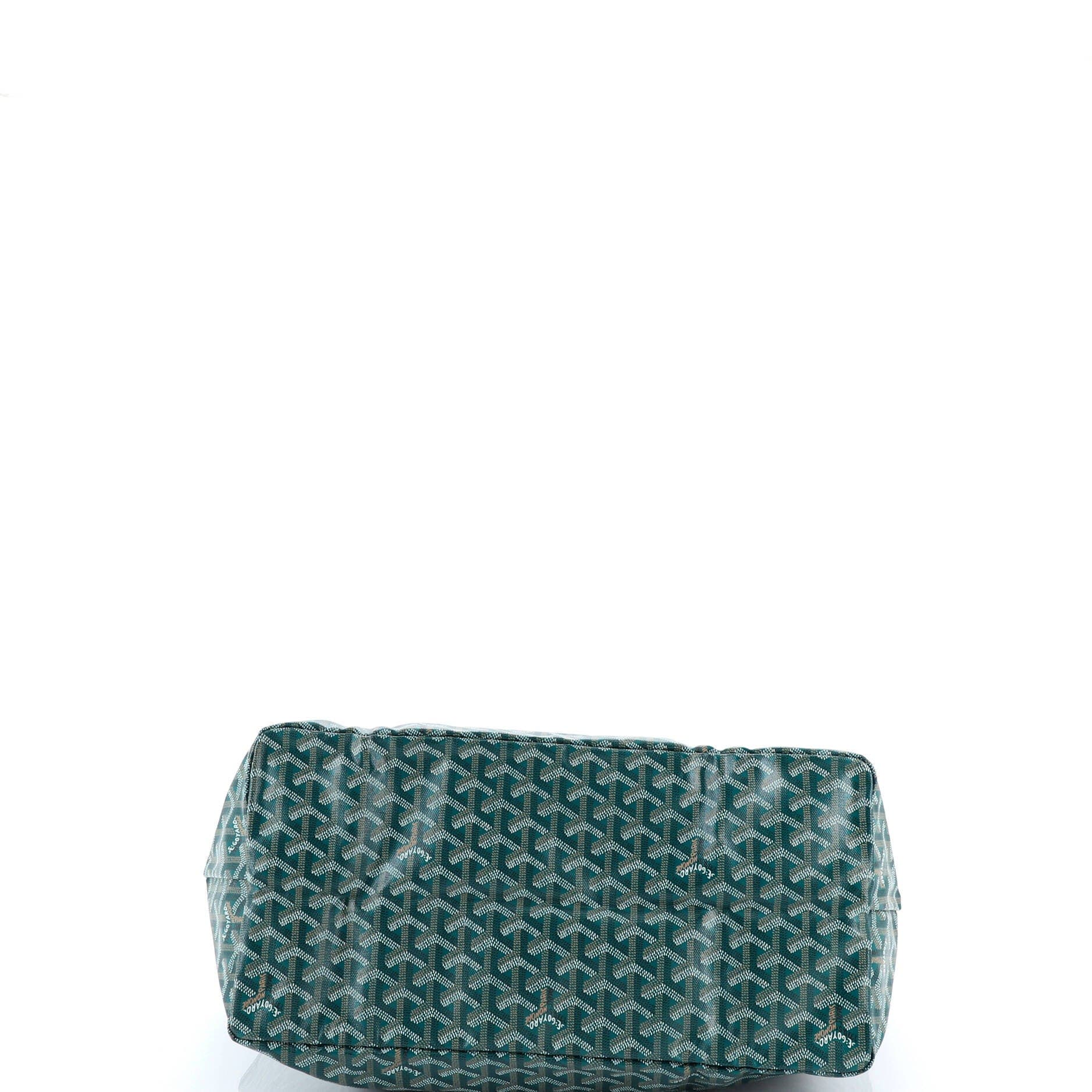 Pre-Owned Goyard Saint Louis Tote Coated Canvas GM, Alternate, color, Green