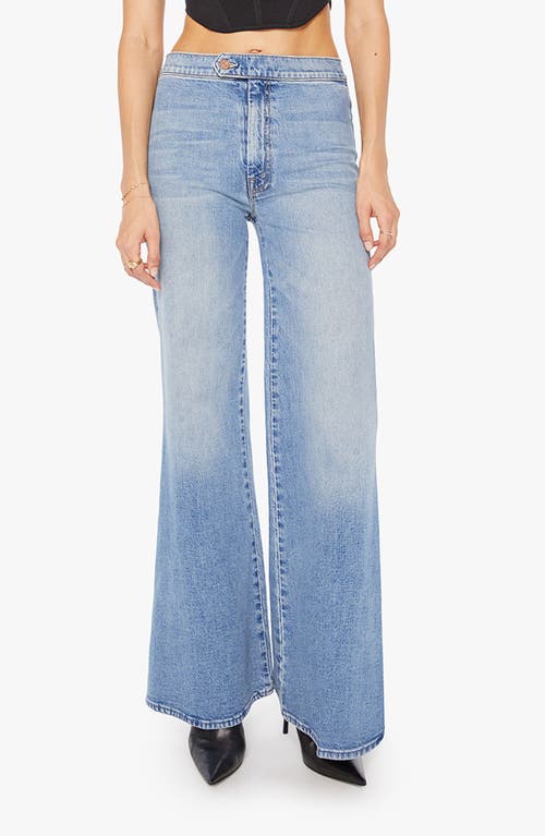 Mother The Tab Roller Skimp Fight For Your Right Jeans In Blue