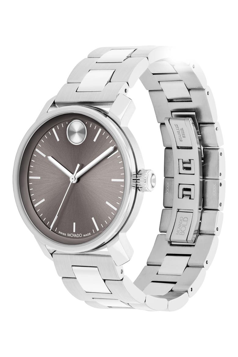 Bold Access Bracelet Watch, 41mm, Alternate, color, SILVER/ GRAY