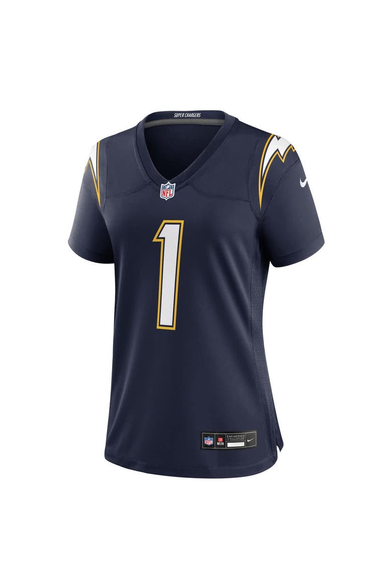 Women's Nike Quentin Johnston Navy Los Angeles Chargers Alternate Super Chargers Game Jersey, Alternate, color, Navy