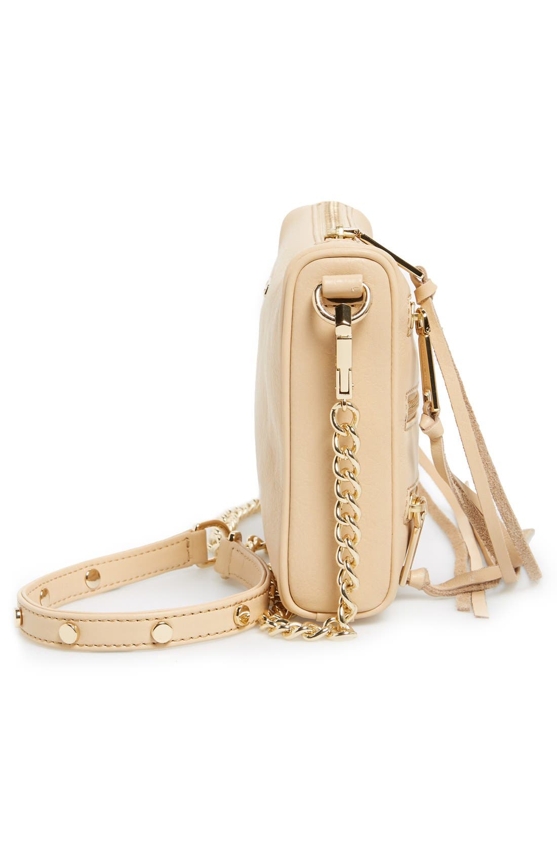 'Mini 5 Zip' Convertible Crossbody Bag, Alternate, color, BISCUIT