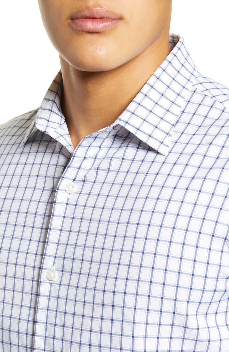 Bonobos Slim Fit Check Button-Up Performance Shirt, Alternate, color, 