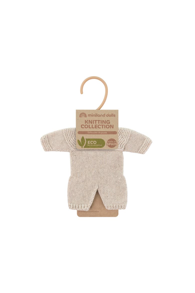 Knitted Pajamas 8 1/4'' - A, Alternate, color, Beige