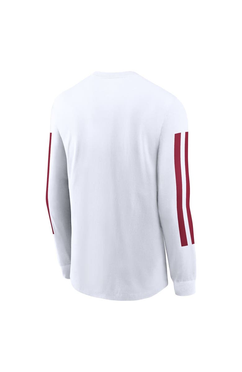 Jordan Brand Men's Jordan Brand White Oklahoma Sooners Local Spirit Slogan Long Sleeve T-Shirt, Alternate, color, White
