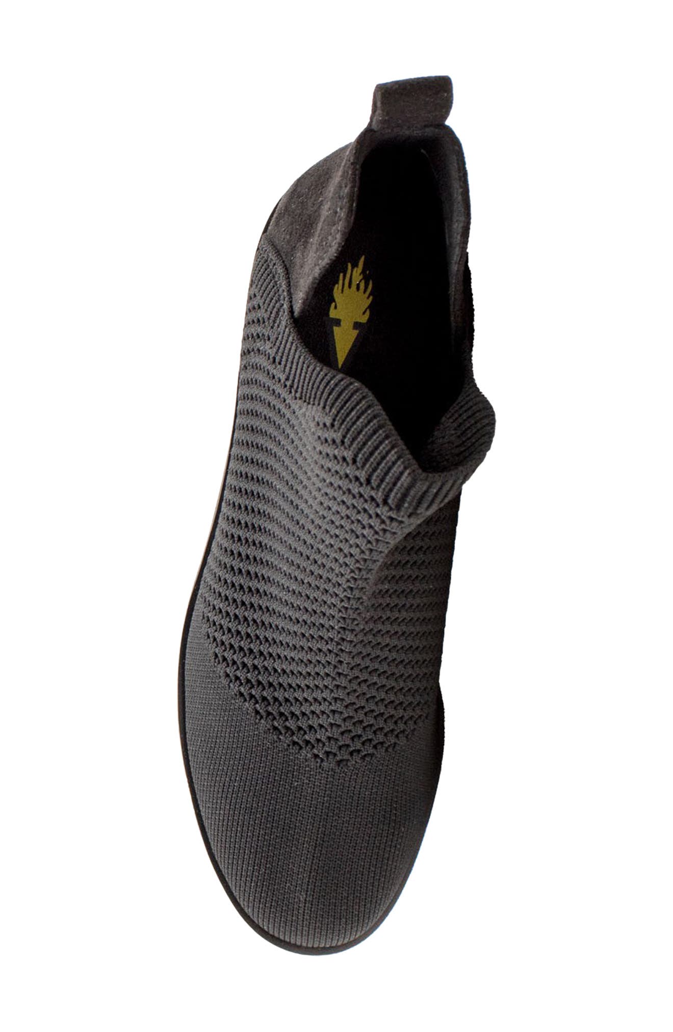 Albright Knit Wedge Bootie, Alternate, color, BLACK
