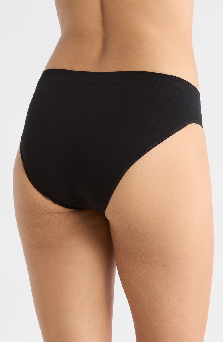 NORDSTROM RACK Everyday Assorted 5-Pack Bikinis, Alternate, color, Black