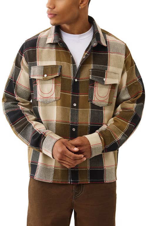 True Religion Big T Western Button-up Shirt In Multi
