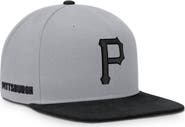 Nike Men's Nike Gray/Black Pittsburgh Pirates Primetime Pro Dri-FIT Snapback Hat