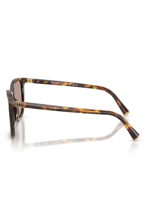 Miu Miu Woman Sunglass Mu B03s In Brown
