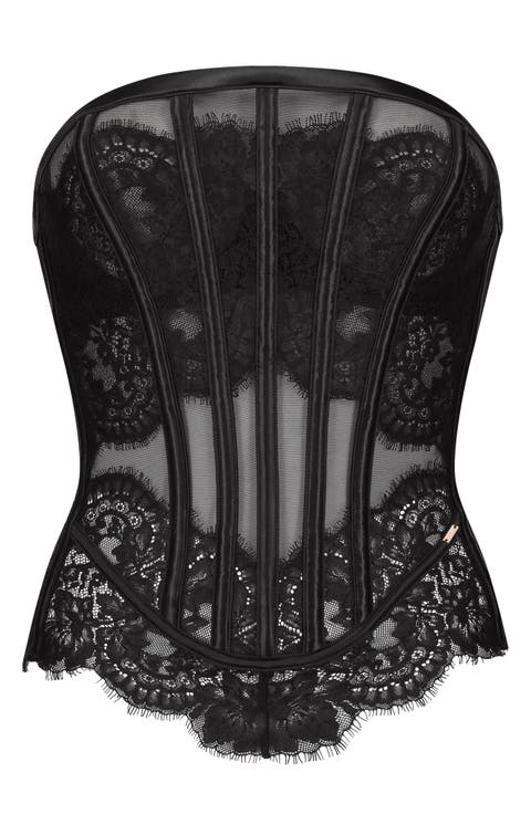 Chalice Mesh & Lace Bustier
