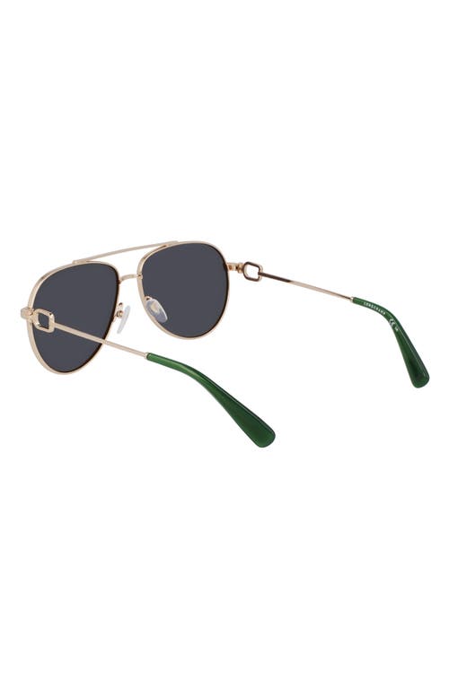 LONGCHAMP LONGCHAMP FOULONN 58MM AVIATOR SUNGLASSES