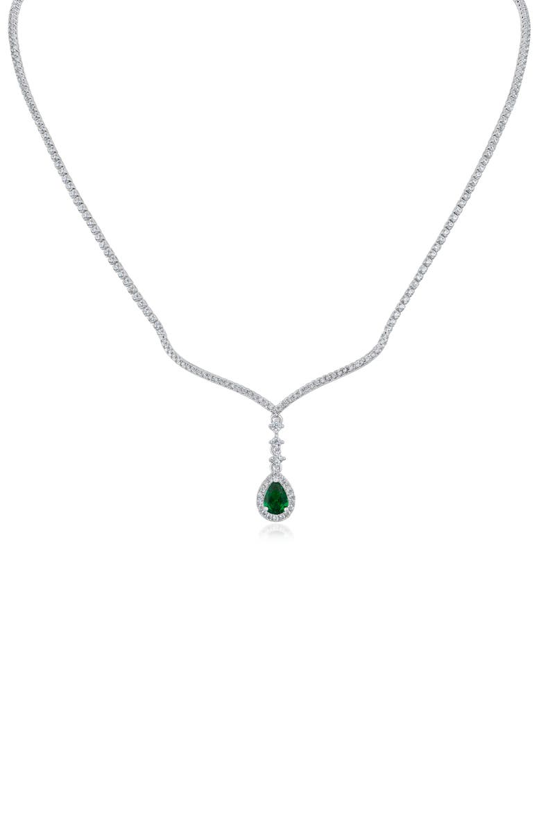 CZ by Kenneth Jay Lane Cup Chain Shaped Necklace, Main, color, 