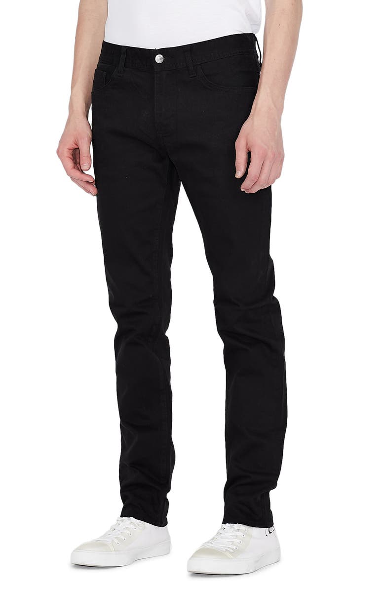 Armani Exchange Slim Fit Tapered Jeans, Main, color,