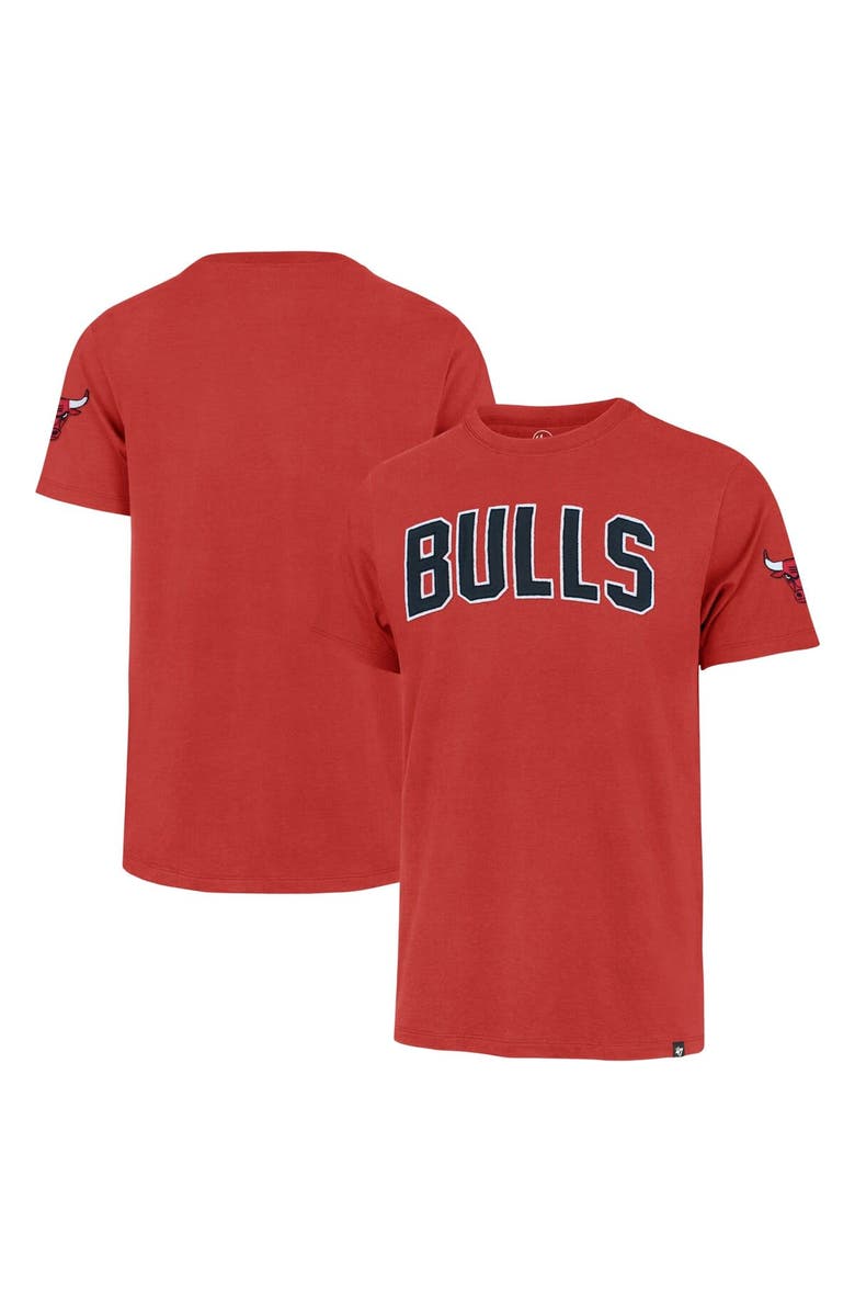'47 Men's '47 Red Chicago Bulls Franklin Fieldhouse T-Shirt, Main, color, Red