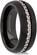 Larson Jewelers Tsar Tungsten Carbide Domed Ring