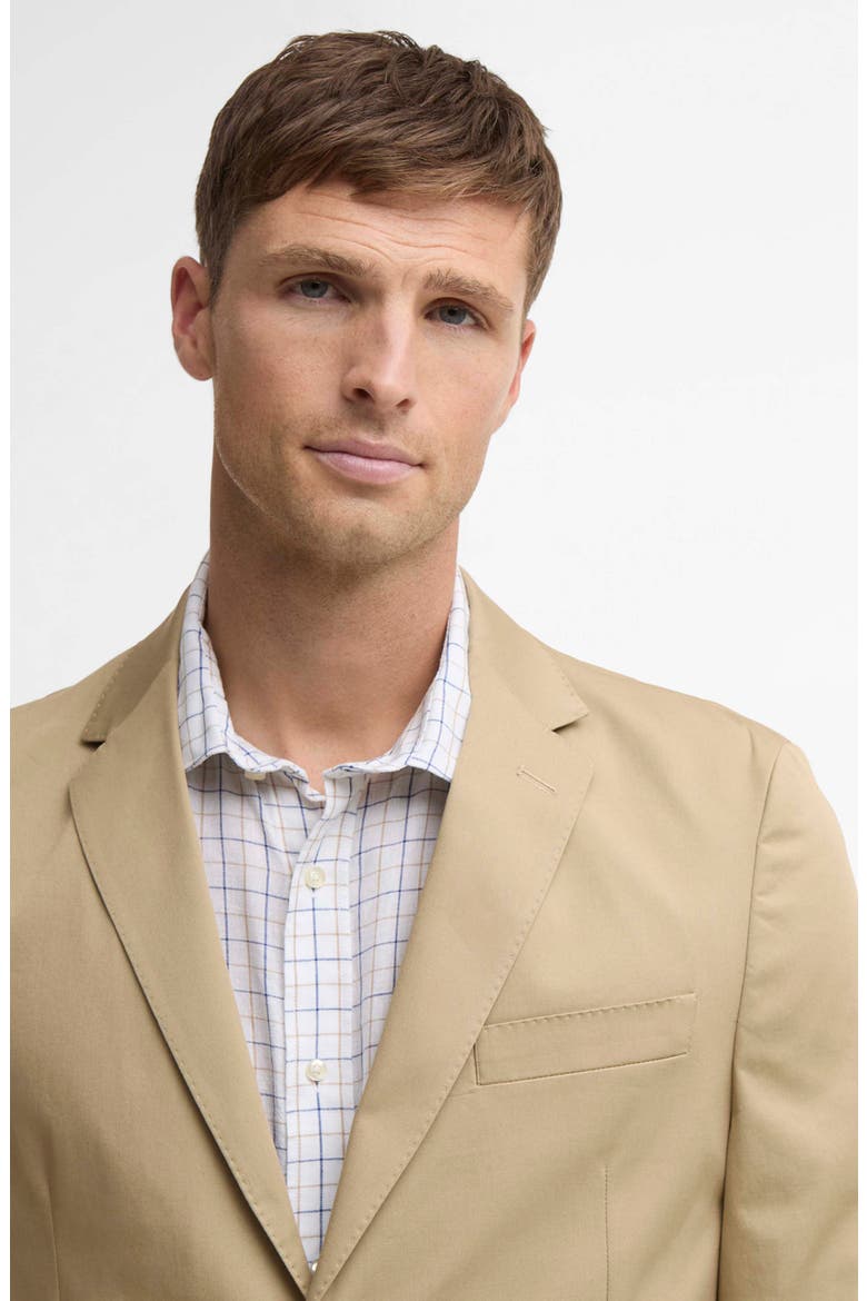 Bellamy Tailored Fit Stretch Cotton Blazer, Alternate, color, SAND