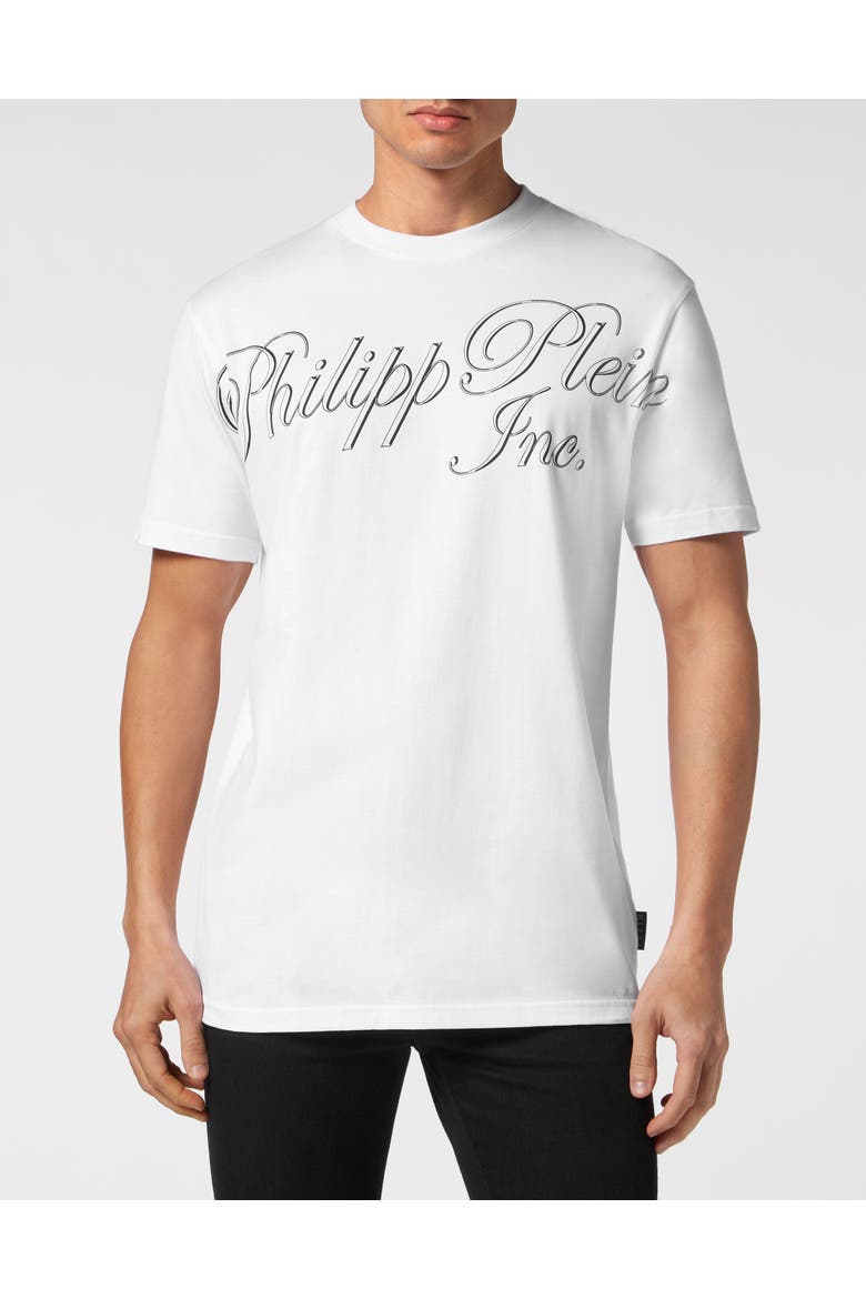 T-Shirt Round  Neck Ss Philipp Plein Tm Men, Main, color, white