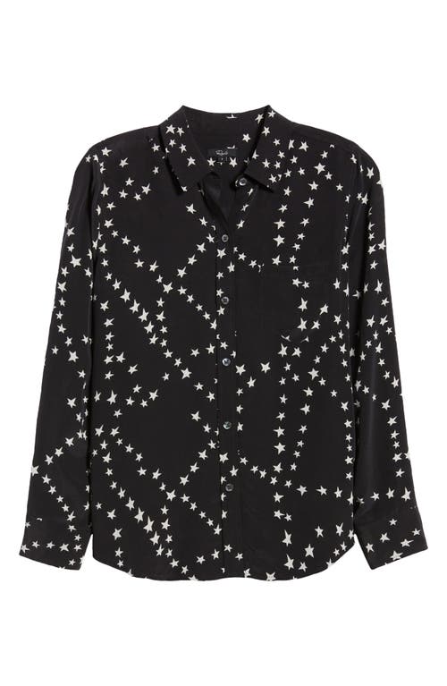 Rails Kate Star Print Button-up Shirt In Black Star Chain