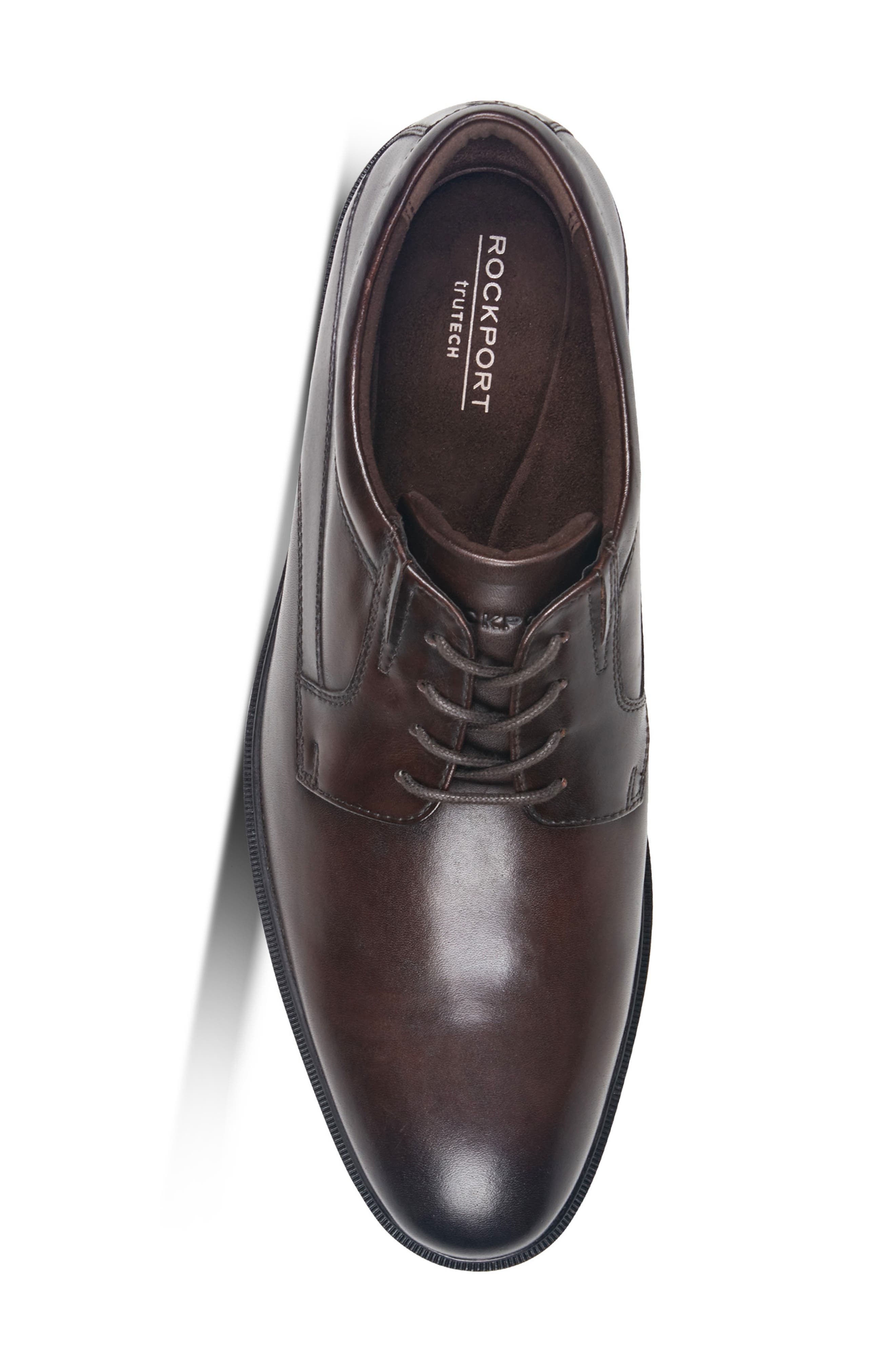 Otto Waterproof Derby, Alternate, color, DARK BROWN LEATHER