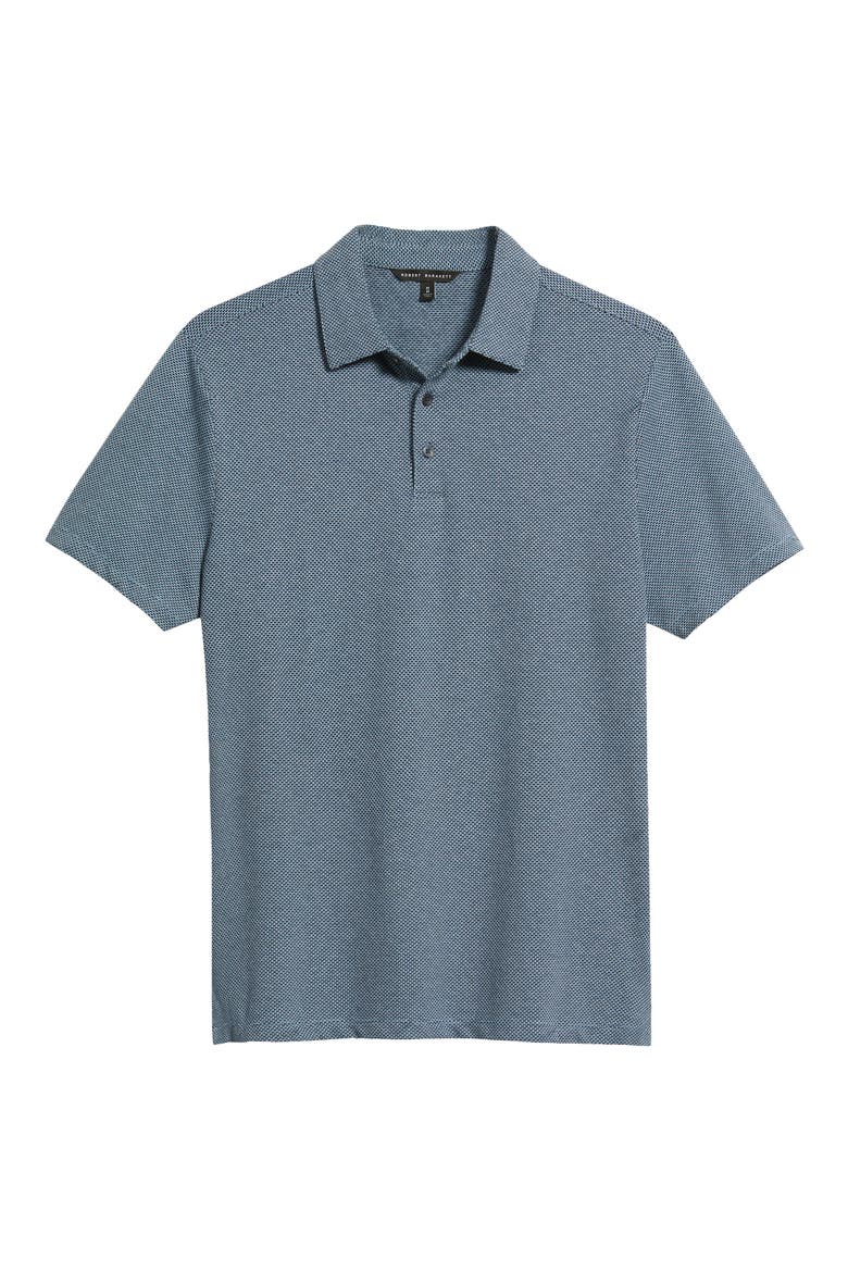 Keyes Jacquard Knit Polo, Alternate, color, BLUE NIGHT