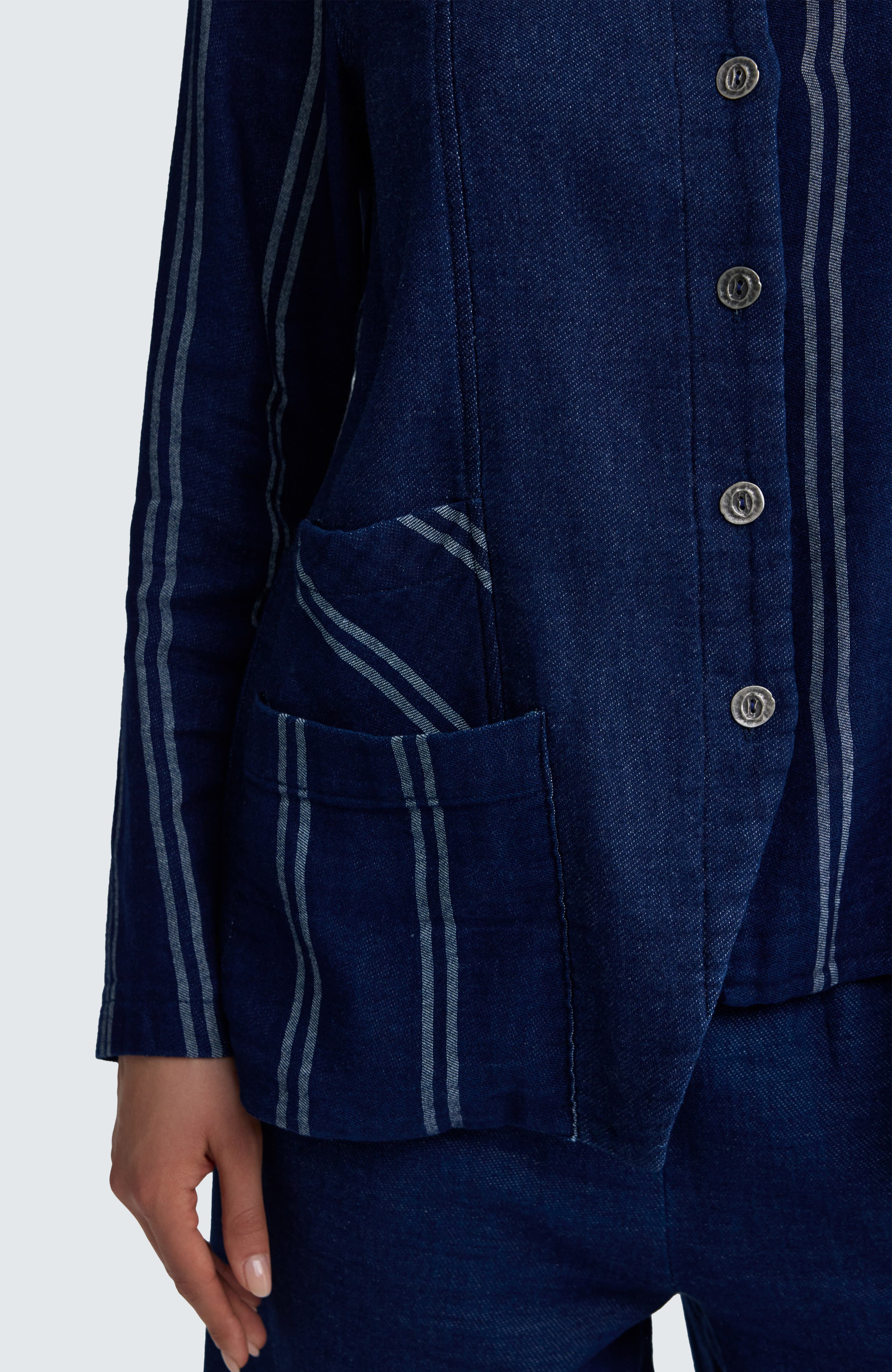Clover Architectural Denim Muslin Jacket - image 2