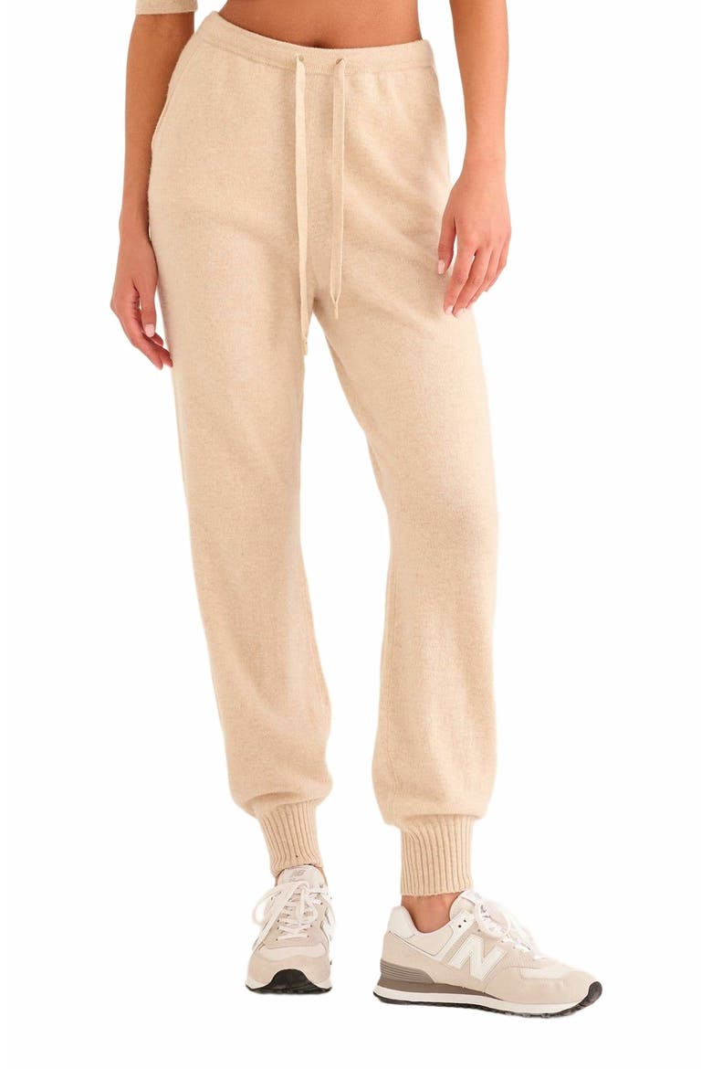 Off-Duty Cashmere Jogger, Alternate, color, Oatmeal