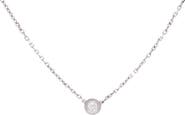 Pre-Owned Cartier Cartier D'Amour Pendant Necklace 18K White Gold and Diamond XS