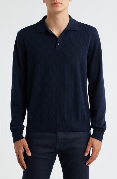 Wool Polo Sweater