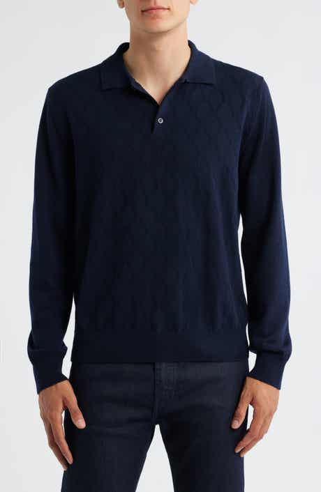 Canali Wool Polo Sweater